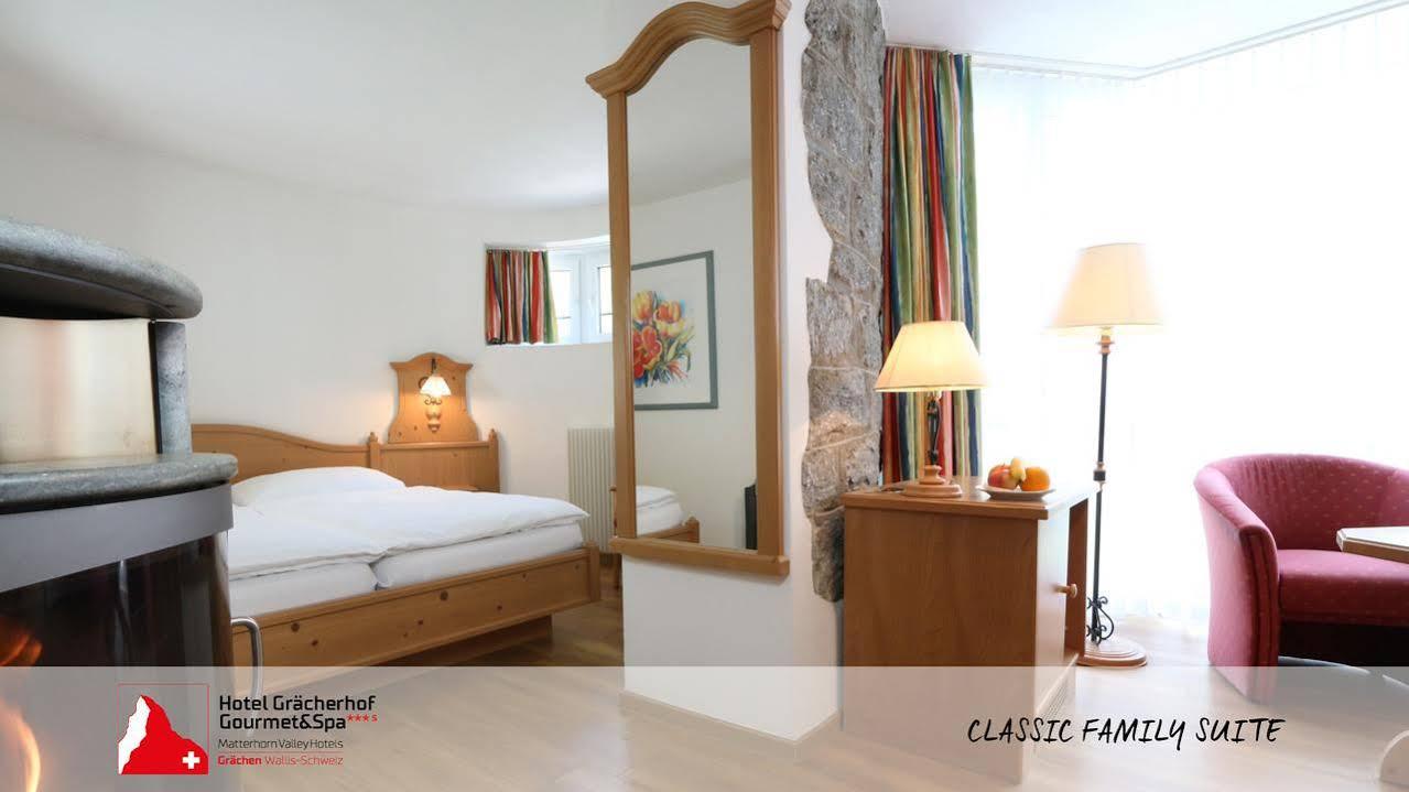Lifestyle & Spa Hotel Graecherhof Grächen Exteriör bild